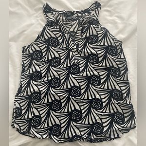 Ann Taylor Floral Pattern Top Size S Petite